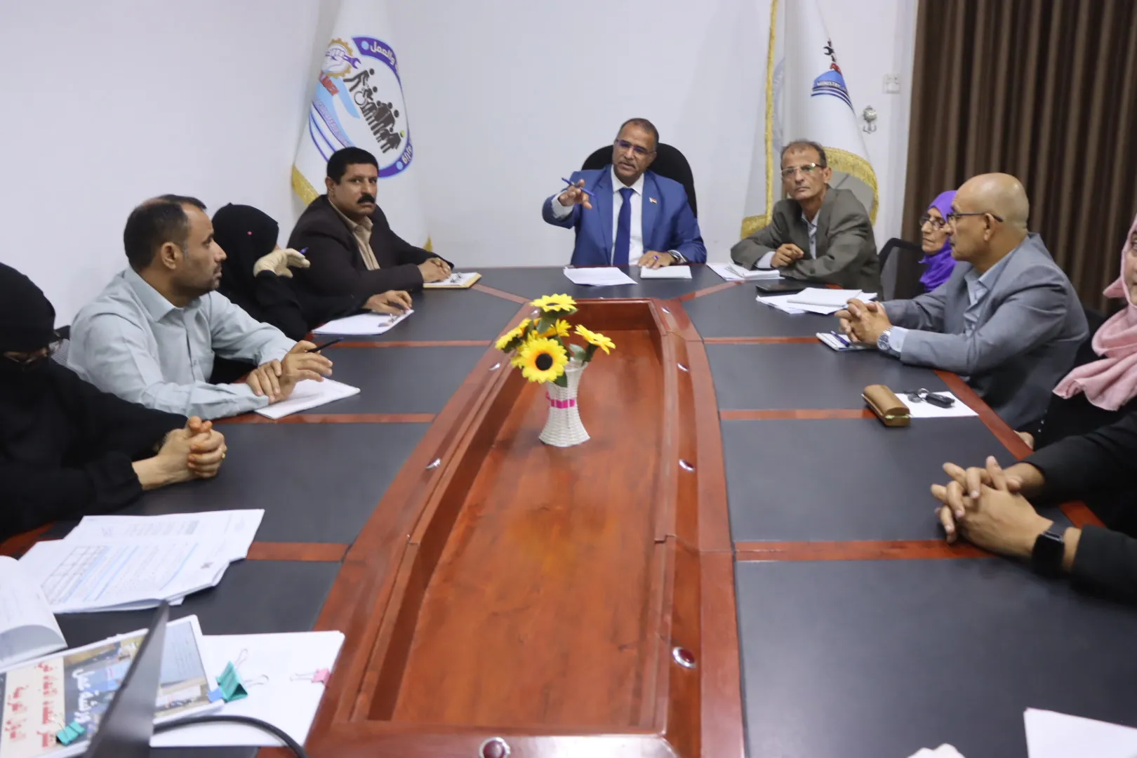 Ministry of Social Affairs and Labor Council Congratulates the Southern People on Their Victories in the Valley and Desert of Hadhramaut