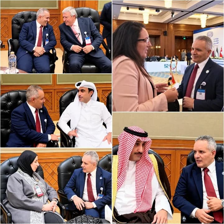 Minister Al-Yafai Discusses with Arab Labour Organization Director-General and Arab Counterparts Strengthening Cooperation and Exchange of Expertise in Labour Markets