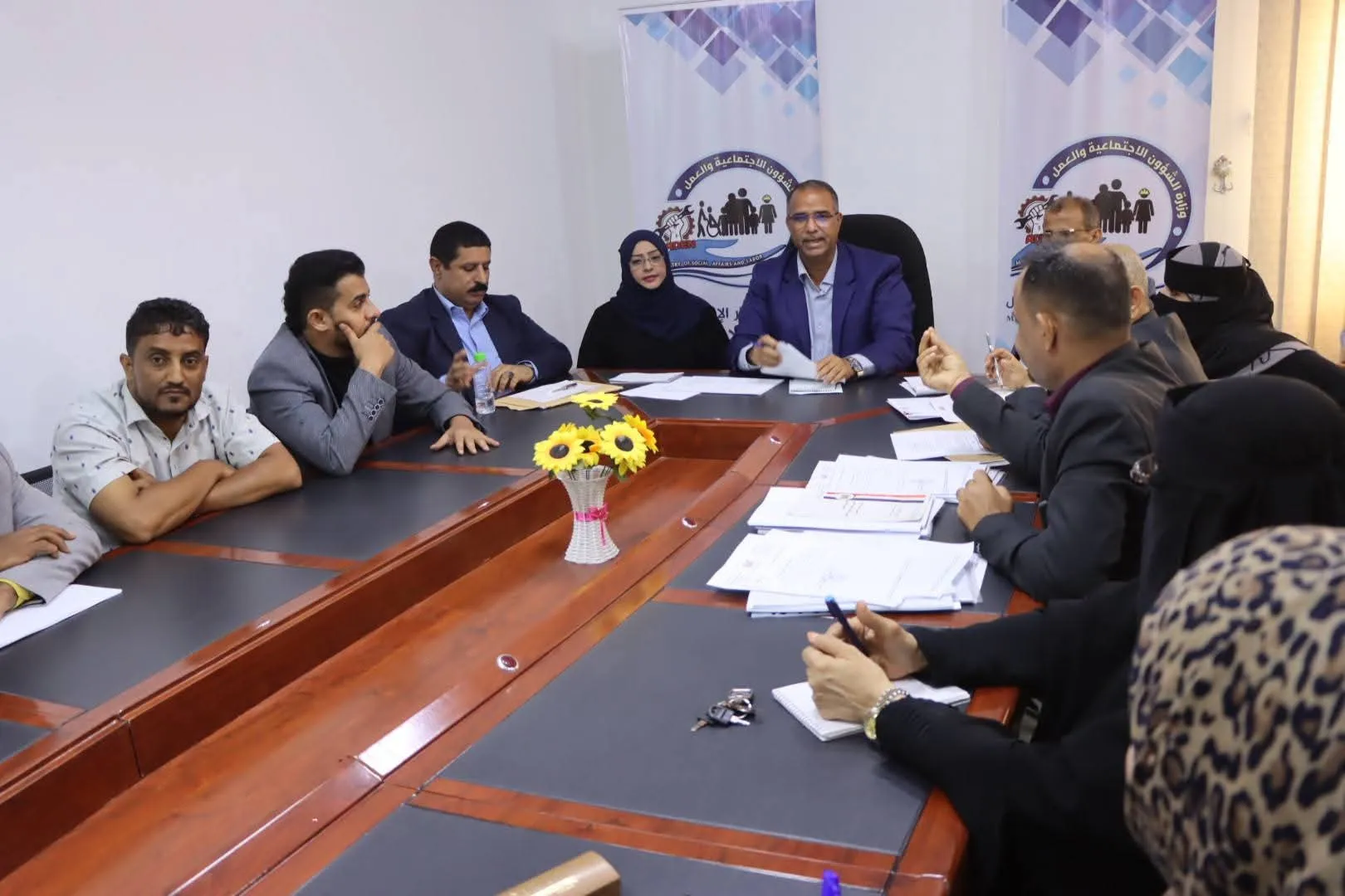 Council of the Ministry of Social Affairs and Labor Holds Its Regular Meeting and Issues an Urgent Appeal to Aid Victims of Floods and Torrential Rains